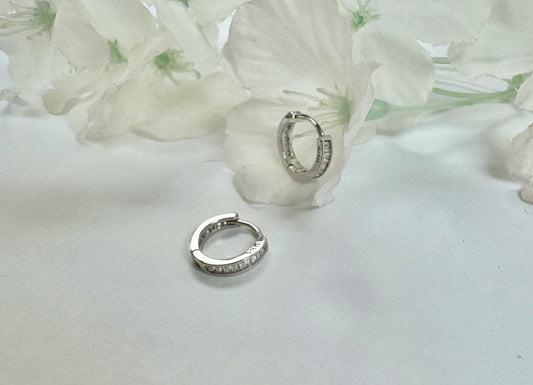 Pendiente aro - Plata