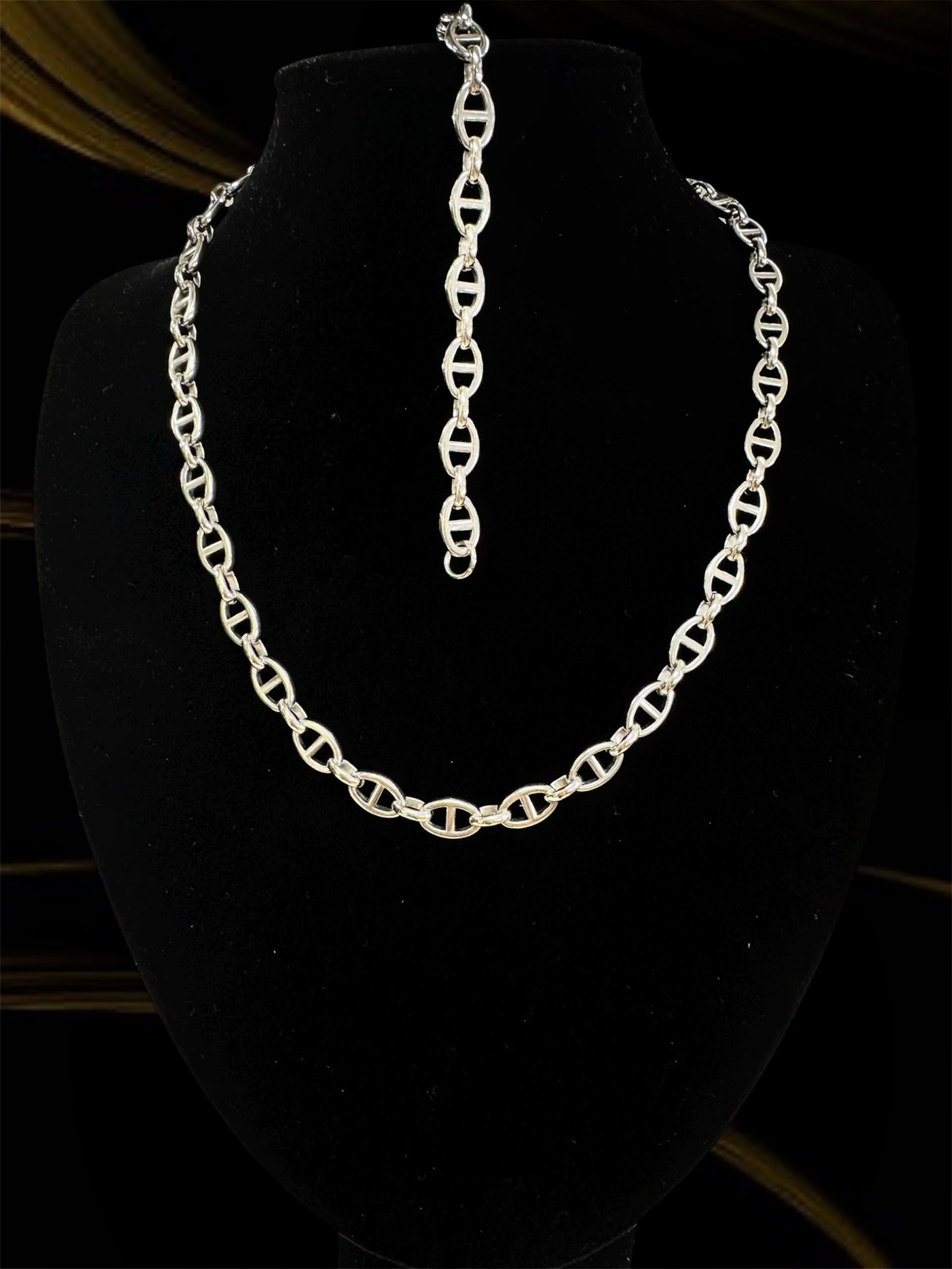 Cadena con pulcera "Gucci" 18"