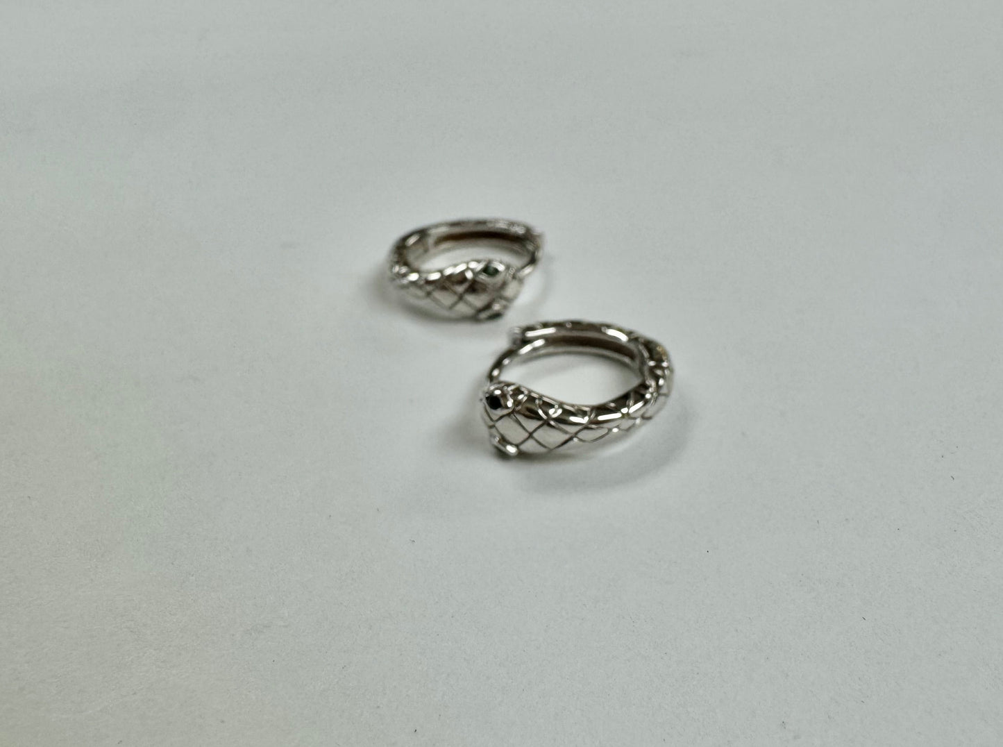 Pendiente Serpiente - Plata