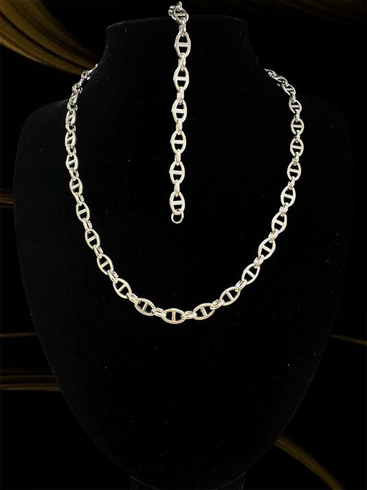 Cadena con pulcera "Gucci" 18"