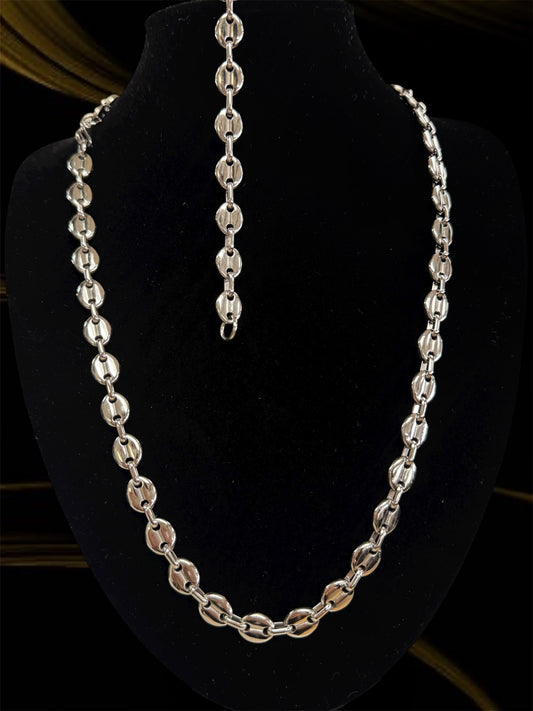Cadena con pulsera "Gucci" tamaño 24